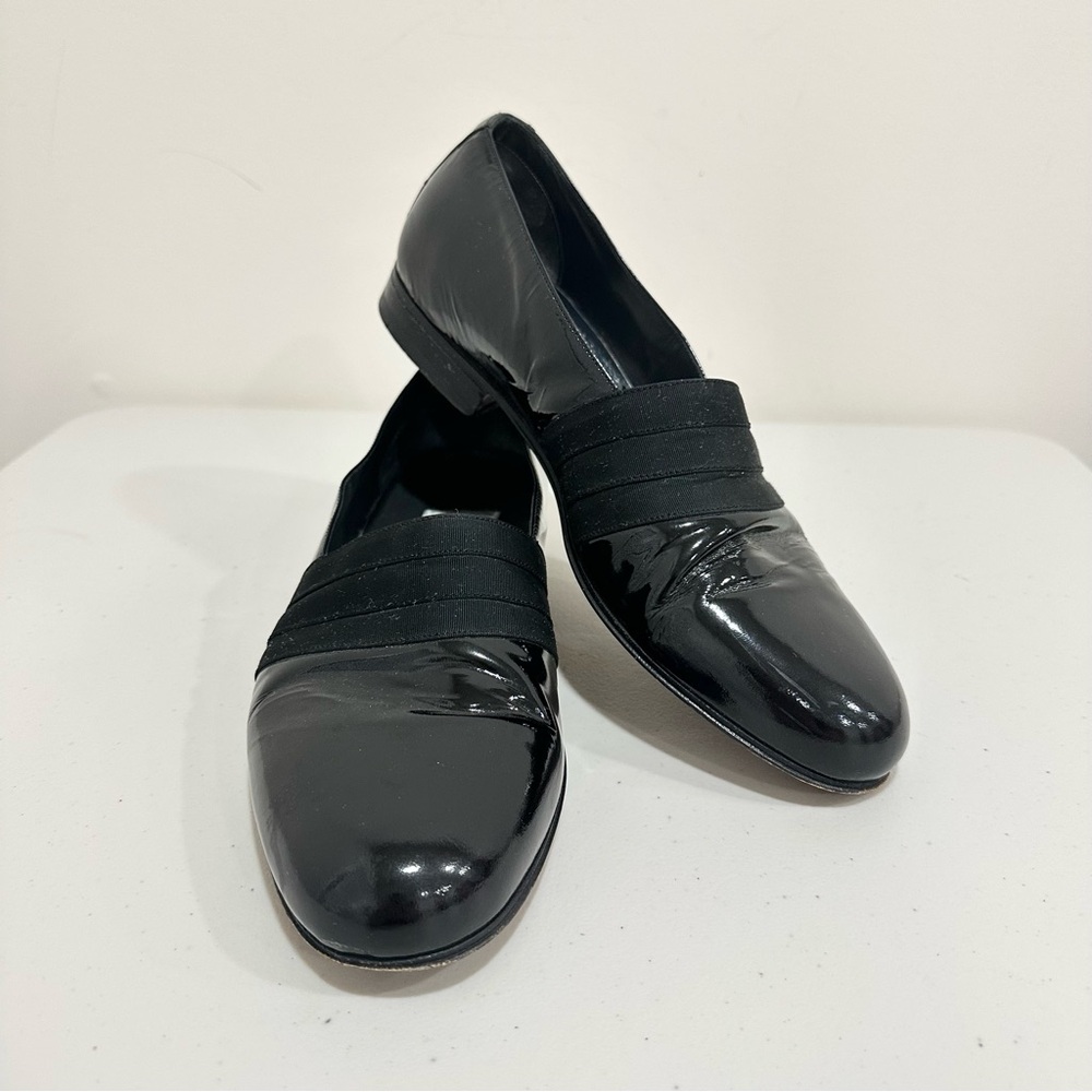 Bruno Magli‎ Men's Patent Leather Slip on Loafers US 9,5 M Made in Italy